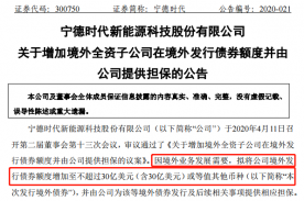 宁德时代进击国际：超300亿元粮草先行！